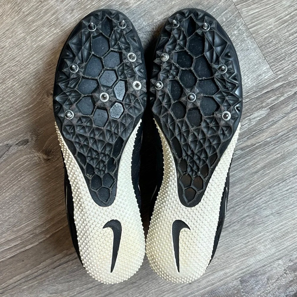 Nike Zoom Rival S9 Track Spikes Black Mens 8 UK 7 EUR 41‎